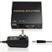 AstroAI 4K 1X2 HDMI Splitter 1 in 2 Out Amplifier Ver 1.4 Support 3D 1080P