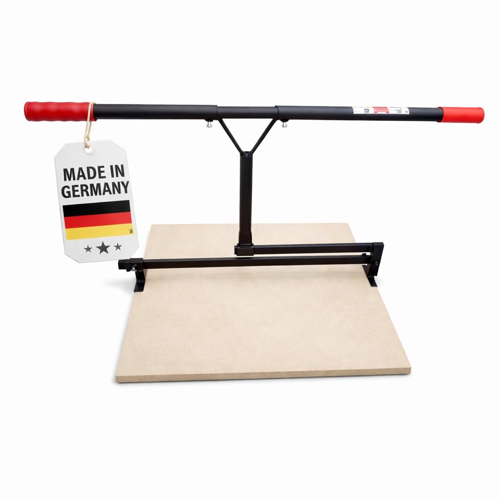 M.SB Werkzeuge - Plattenheber 2-in-1 von 30-80 cm stufenlos verstellbar bis 60 kg, verlängerte Tragegriffe, Plattenträger Tragezange 360°