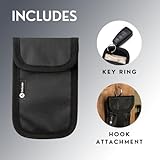 Defender Signal Blocker Mini 2 Pack - RFID Blocking Faraday Pouch - Police Accredited Car Key Signal Blocker Pouch - Protection for Keyless Fobs - Works with Remote Entry Keys - Image 4