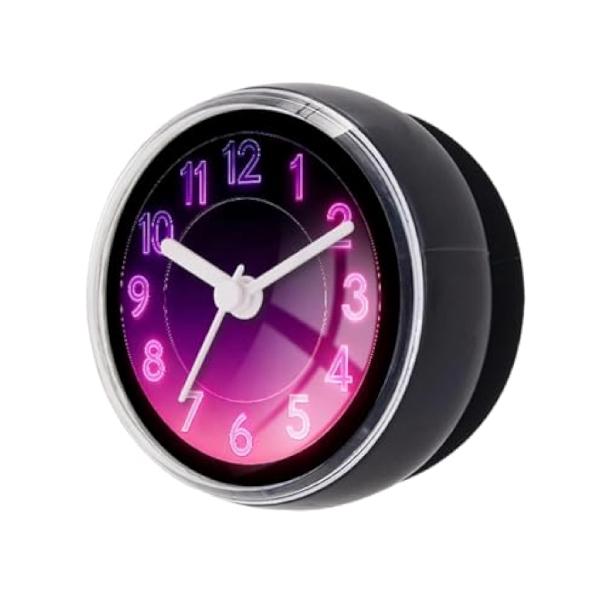 Modern Waterproof Bathroom Clock with Suction Cup