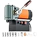 VEVOR Magnetbohrmaschine mit niedrigem Profil, 1300 W, 35 mm Bohrdurchmesser, 10000 N Leistung, tragbare Magnetbohrmaschine mit Weldon-Schaft, für Metalloberflächen Industrie Heimwerker