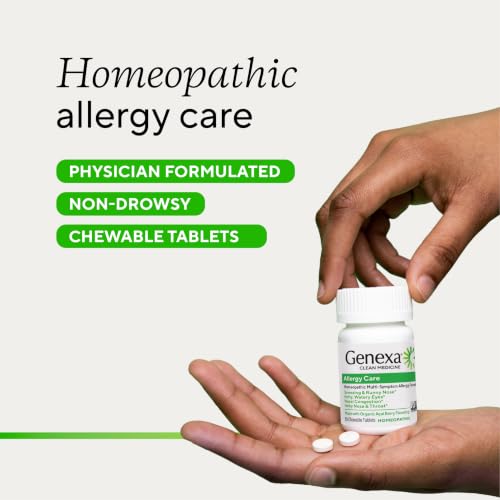 Genexa Allergy Relief, Drug Free & Made Clean, 60 Chewable Tablets - image 4
