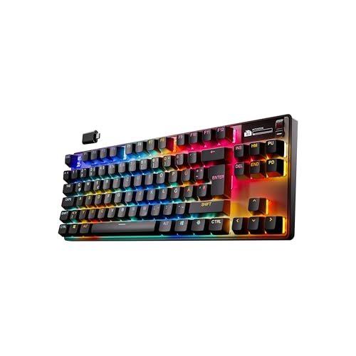 Apex Pro TKL Wireless Gen 3 - HyperMagnetic Tastiera da gaming - OmniPoint 3.0 - Attuazione regolabile - Innesco rapido - Preimpostazioni di gioco - Tocco rapido/SOCD - DE Layout QWERTZ - Tastiera gaming - Immagine 8