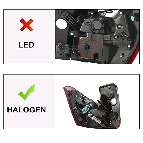 Boardroad Tail Light Taillamp Outer Left Driver Side Factory Style For 2018-2020 Chevrolet Equinox (Lh) #TOP3