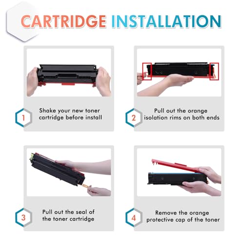 067H Toner Kompatible Tonerkartusche Als Ersatz für Canon 067H 067 für Canon i-SENSYS MF655CDW Toner MF657CDW LBP631CW LBP633CDW MF651CW (Schwarz Cyan Gelb Magenta, 4er-Pack)
