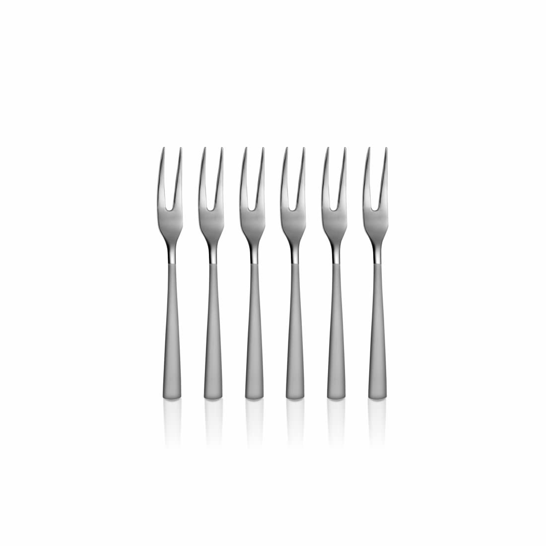 Shri & Sam Stainless Steel GSW Plain Fruit Fork,6 Pieces
