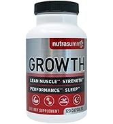 Nutrasumma Growth Supplement - 120 Capsules Natural Vitamins &amp; Minerals, Lean Muscle Growth, Stre...