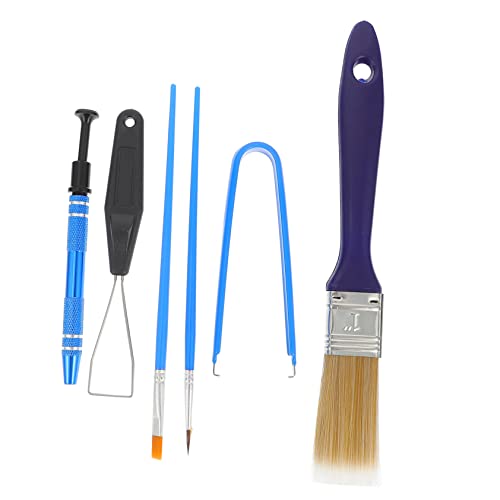 Housoutil Key Cap Puller for Mechanical Keyboard Static Cleaning Brush Electronics Cleaning Set