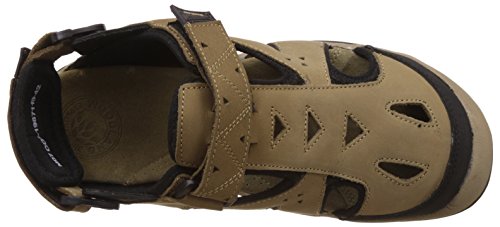 Image of Woodland Men Khaki Floater Sandal