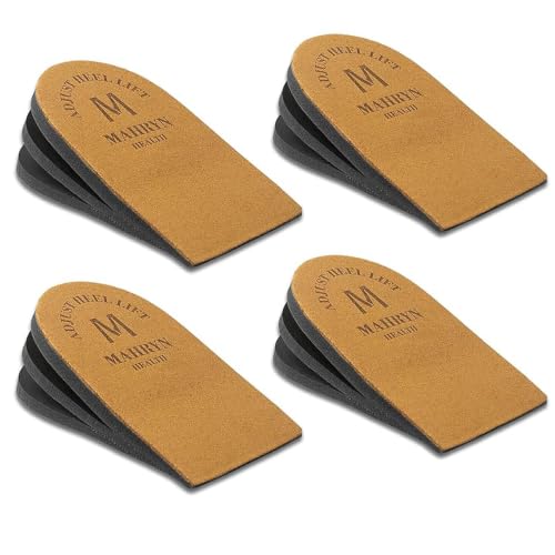 Image of Adjustable Orthopedic Heel Lift for Leg Length Discrepancies and Heel Pain,Sports Injuries,and Achilles tendonitis,Height Increase Insoles