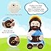 Yelakey Jesus Plush Talking Doll with Halo,Speak 20 Bible Verses & 20 Songs,13.4