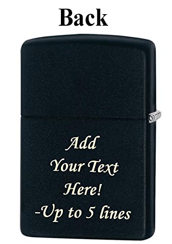 Encendedor Zippo personalizado con diseño Skull Clock miniatura 2