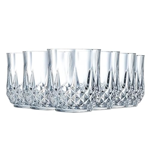 Cristal D´Arques Paris Longchamp – 6 vasos bajos de 32 cl de Kwarx – Brillo, transparencia y alta resistencia – Molduras icónicas – Fabricado en Francia | Ya disponible en tu tienda friki favorita! En mundofriki.es! Cristal D´Arques Paris Longchamp – 6 vasos bajos de 32 cl de Kwarx – Brillo, transparencia y alta resistencia – Molduras icónicas – Fabricado en Francia | Ya disponible en tu tienda friki favorita! En mundofriki.es!