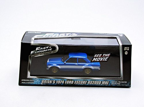 Greenlight Fast And Furious: Fast And Furious 6 (2013) 1974 Ford Escort Rs2000 Mki Car (1:43 Scale) #TOP5