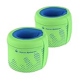 Aqua Sphere Kids Swim Arm Floats for Beginners, Bright Green + Blue - Medium, Target Age: 2-3 Years - Michael Phelps Swim Method, ST1333141M