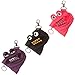 ZIPIT Grillz Mini Pouch Coin Purse, 3-Pack (Pink, Black, Purple)