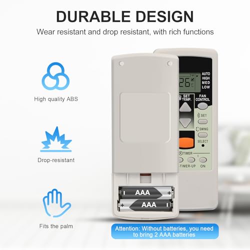 Miniatura 6 de Mando Universal Aire Acondicionado Para Fujitsu, Mando Aire Acondicionado Fujitsu, Bomba De Calor, Inverter Compatible Con Aires Acondicionados Fujitsu Y General