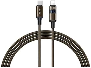 كابل بياناتV Volt RS32CL بطول 150 سم | Type-C إلى Leghtning | شحن سريع PD بقدرة 27 واط | سلك قوي ومرن لنقل البيانات والشحن