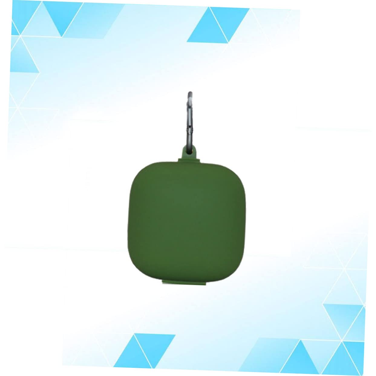 DOITOOL Estuche De Silicona para Auriculares (3 Unidades) Diseño De Hebilla Metálica Color Verde