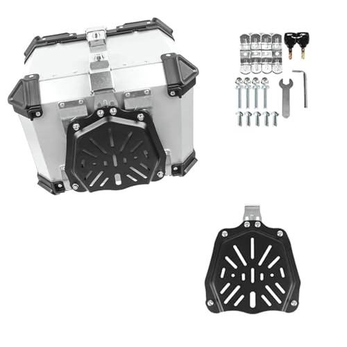 Porte-bagages arrière avec coffre de rangement aluminium haute finition