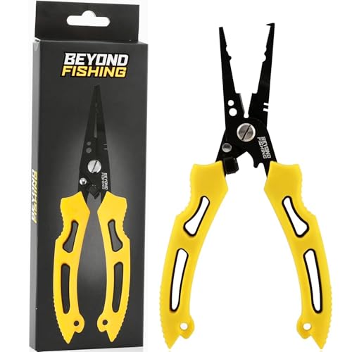 Beyond Fishing QuickRig 7 inch Fishing Pliers – Yellow