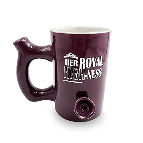 FashionCraft Purple Her Royal - High Ness Roast and Toast Coffee Mug, Large 10oz Coffee Cup, Moms, Aunts, Friends and More