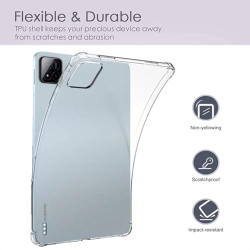 Image of TGK Transparent Back Cover for Xiaomi Mi Pad 7 11.2 inch Case /Pad 7 Pro