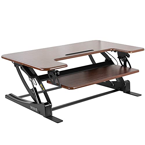Photo 1 of VIVO Height Adjustable 36 inch Stand Up Desk Converter