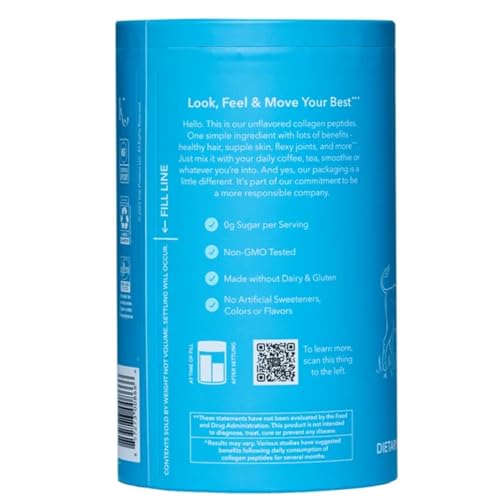 Vital Proteins Collagen Peptides Unflavored Dietary Supplement (Net Wt 24 Oz), - Thumbnail 2