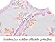 Chilsuessy Baby Schlafsack Mit Beinen 1.5 Tog - 100% Baumwolle Ganzjahres Mit Füßen - Frühlingsmagpie, 70cm/Baby Höhe 75-85cm