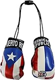 Puerto Rico and Dominican Republic Mini Boxing Gloves