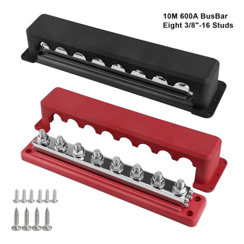 Bloc distribution électrique 600A en cuivre étamé haute qualité - 6