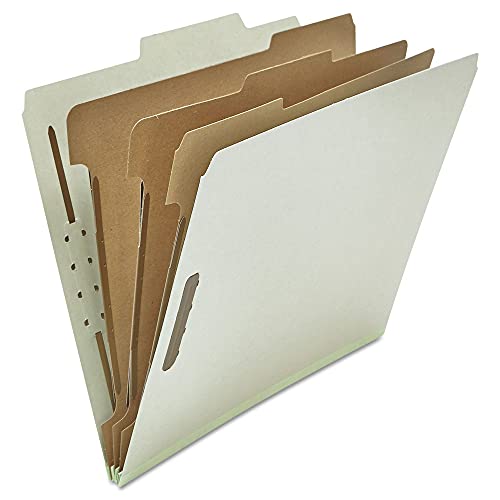 Chemise à dossier de classification à 8 sections Universel 10292 gris au format letter pack de 10