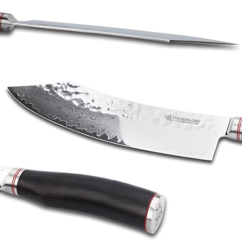 Damast-Steakmesser Yousunlong Hochwertiges Metzgermesser
