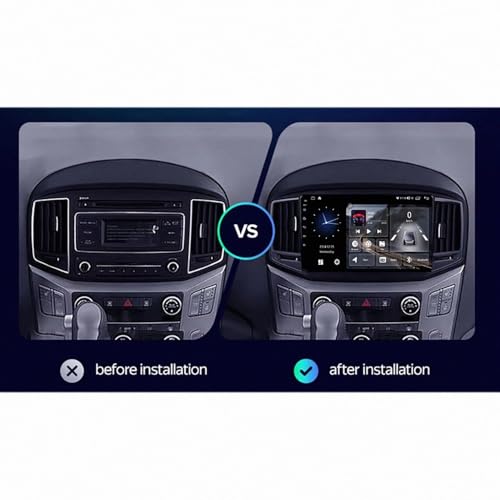 Radio de coche Carplay para Hyundai H1 2015-2018 con pantalla HD y cámara trasera 2