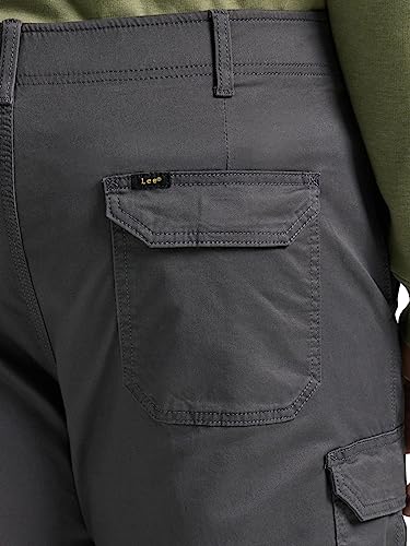 Lee Men's Extreme Motion Twill Cargo Pant Charcoal 32W x 34L image 7