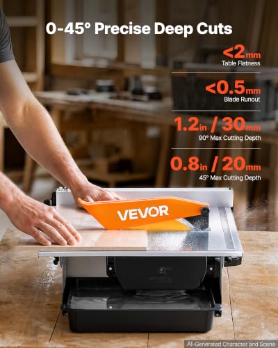 VEVOR 7-Inch Wet Tile Saw