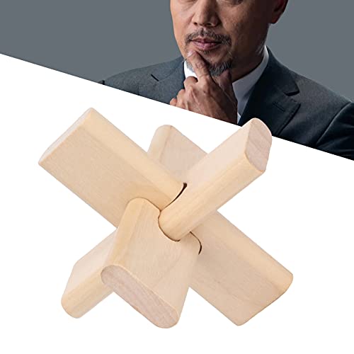 Jigsaw Lock Toy, Mental Relaxing Brain Teaser Lock Previne Demência Treino Cerebral para Jogos de Ôn
