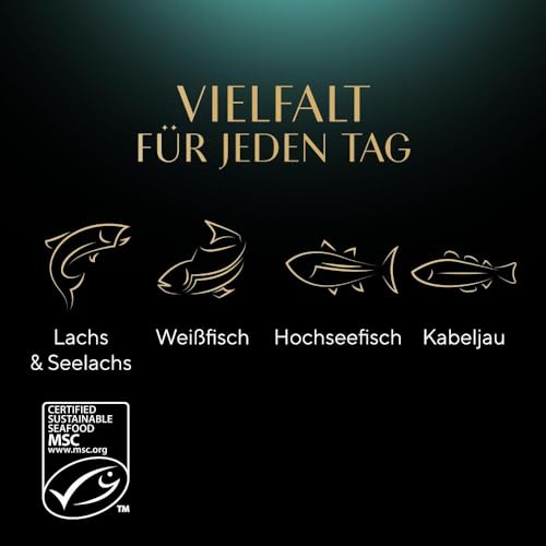 Sheba Selection Katzen Nassfutter im Portionsbeutel Fisch Variation (MSC) in Sauce Multipack 4x12x85g