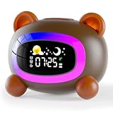 ANALOI Ok to Wake Clock for Kids, Sleep Training Clock for Toddlers, Children's Sleep Sound ​Machine with Night Light, Kids Alarm Clock for Bedroom,Birthday Gift for Boys Girls