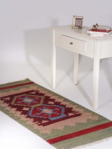 Rugsotic Carpets Hand Woven Flat Weave Kilim Wool ECO-Friendly Area