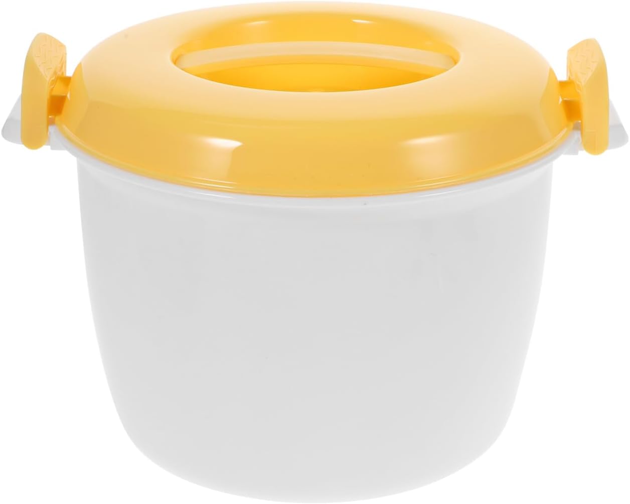 VALICLUD Microwave Rice Cooker Multi-Function Food Container 4-Cup Capacity Suitable for Home Use Easy to Clean Practical Lunch Box