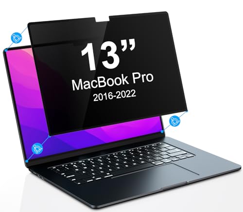 Evita miradas con la pantalla de privacidad para MacBook Pro 13 extraíble y mate