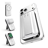 For MagSafe Portable Charger with Wall Plug,3 in 1 Wireless Power Bank with Built-in 2 Cables.10000mAh 22.5W Fast Charging Magnetic Battery Pack for iPhone 17/16/15/14/13/12,Apple Watch,Airpods