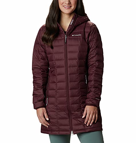 Columbia Women's Voodoo Falls 590 TurboDown Mid Jacket, Malbec, Medium