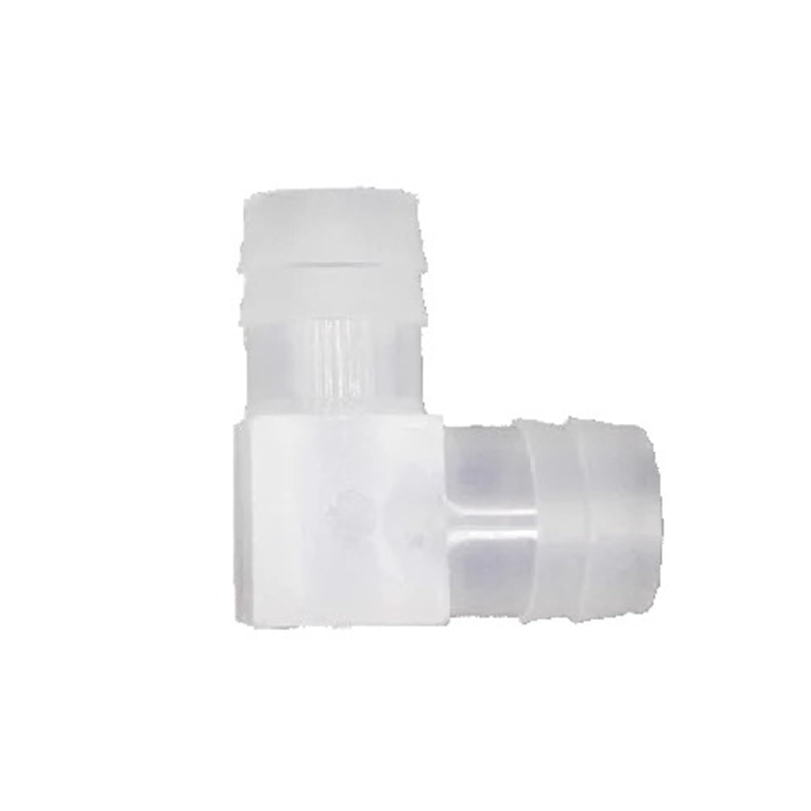 100 pièces 2.4mm à 20mm tuyau barbe coude en plastique connecteur raccord de tuyau for Aquarium Aquarium(3.2mm-3.2mm)