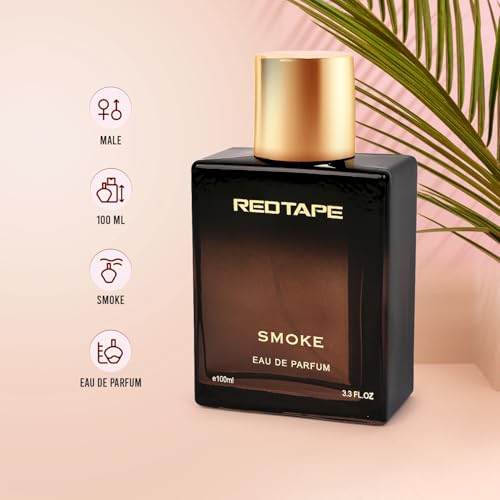 Image of Red Tape Smoke Eau De Parfum for Men 100ml | Premium Long-Lasting Perfume | Fresh & Elegant Scent | Luxury Fragrance for Men | Ideal for Gifting | Best Gift for Him