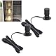 Dimmbarer Mini-Spotlight, USB, 5 V, Kunstlicht, Mini-LED-Akzentlichter, Schrank-Spotlight, 1 Bis 2 Spotlichter für Veranda-Vitrinen, Schmuckschränke, Eingangskanäle, Regale (BLACK)