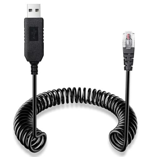 Hodeoo USB to RJ11 Radar Detector Power Cable,Compatible with Uniden R8w R8 R7 R4w R4 R3 DFR9,Escort MAX360 MAX 360c IX IXc 9500 IX,Beltronics,Cobra,Radenso XP etc.