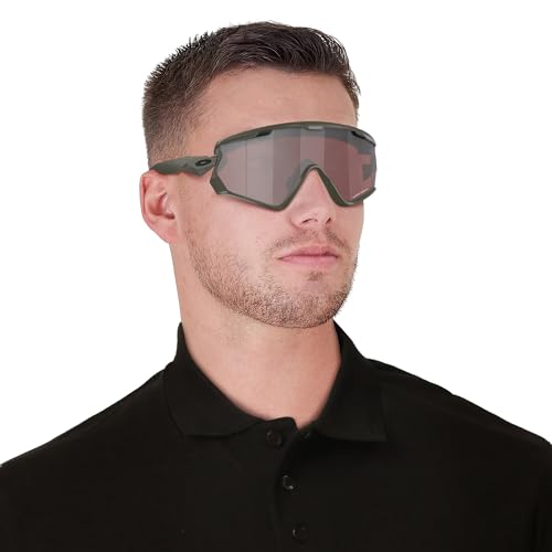 Image of Oakley Men's Oo9418 Wind Jacket 2.0 Shield Sunglasses